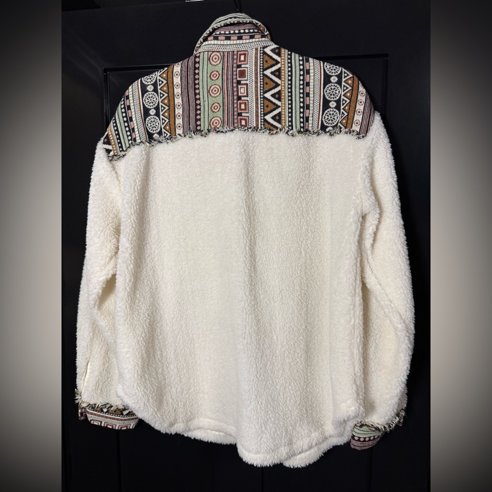 Mazik Cream And Patterned Jacket - image 3